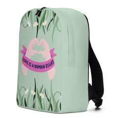 Love Is A Human Right Minimalist Backpack