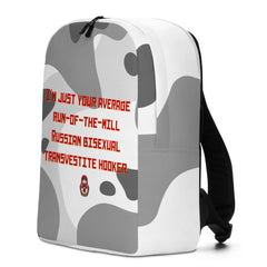 Russian Bisexual Transvestite Hooker Minimalist Backpack
