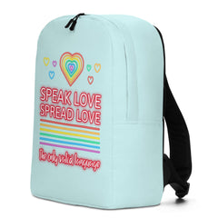 Speak Love Spread Love Minimalist Backpack