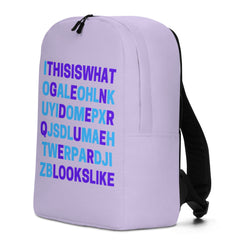 This Is What Genderqueer Looks Like Minimalist Backpack
