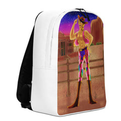 Gay Cowboy At Sunset Minimalist Backpack