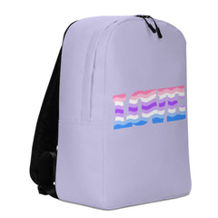 Alternative Genderfluid Love  Minimalist Backpack