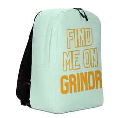 Find Me On Grindr Minimalist Backpack
