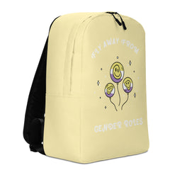 Fly Away From Gender Roles Minimalist Backpack