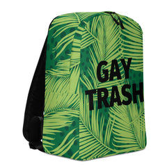 Gay Trash (Black Text) Minimalist Backpack