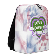 Love Knows No Gender Genderqueer Minimalist Backpack