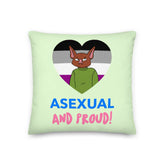 Asexual And Proud Premium Pillow