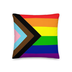 LGBT Progress Pride Flag Premium Pillow