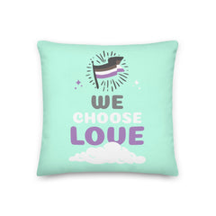 Asexual We Choose Love Pillow