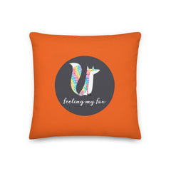 Feeling My Fox Pillow