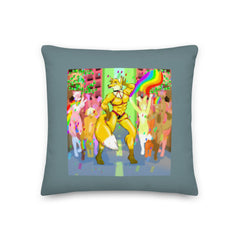 Gay Furry Pride Pillow