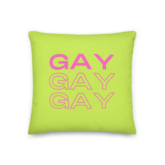 Gay Gay Gay Pillow