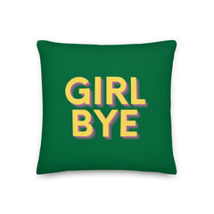 Girl Bye Pillow