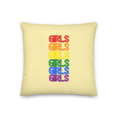 Girls Girls Girls Pillow