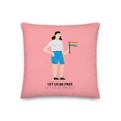 Let Us Be Free Let Us Be Proud Pillow