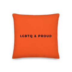LGBTQ & Proud Pillow