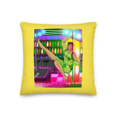 Love At A Gay Gogo Bar Pillow