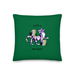 Nature Is Non-binary Pillow