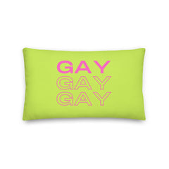 Gay Gay Gay Pillow