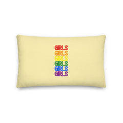 Girls Girls Girls Pillow