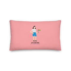 Let Us Be Free Let Us Be Proud Pillow