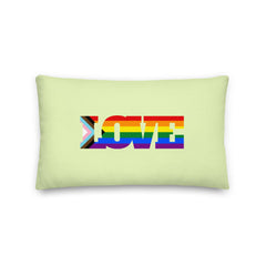 Progress LGBT Love Pillow