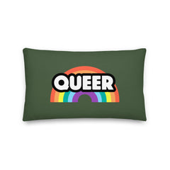 Queer Rainbow Pillow