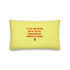Russian Bisexual Transvestite Hooker Pillow