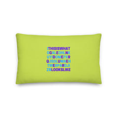 This Is What Genderqueer Looks Like Pillow