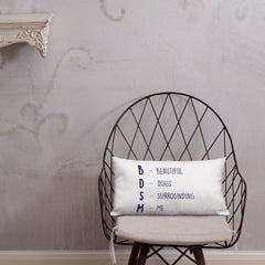 Bdsm (Beautiful Dogs Surrounding Me) Pillow