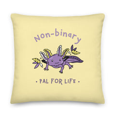 Non-Binary Pal For Life Premium Pillow