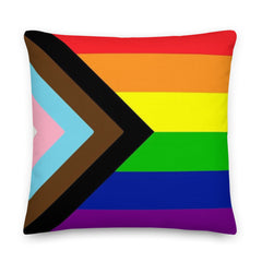 LGBT Progress Pride Flag Premium Pillow