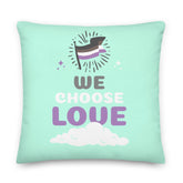 Asexual We Choose Love Pillow