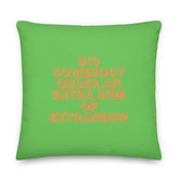 Extra Side Of Extraness Pillow