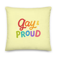 Gay & Proud Pillow