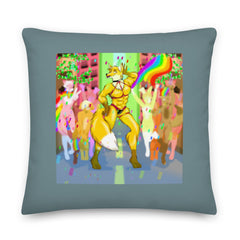 Gay Furry Pride Pillow