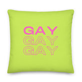 Gay Gay Gay Pillow