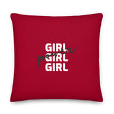 Girl Girl Girl Power Pillow