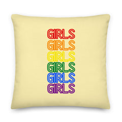 Girls Girls Girls Pillow