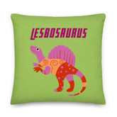 Lesbosaurus Pillow
