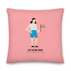 Let Us Be Free Let Us Be Proud Pillow