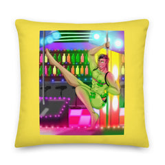 Love At A Gay Gogo Bar Pillow