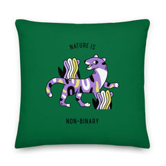 Nature Is Non-binary Pillow