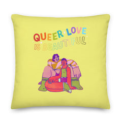 Queer Love Is Beautiful Pillow