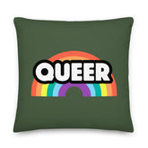 Queer Rainbow Pillow