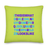 This Is What Genderqueer Looks Like Pillow