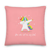 You Are Not On My Level Pillow