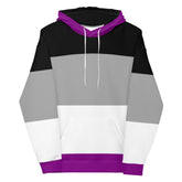Asexual Pride All-Over Unisex Hoodie