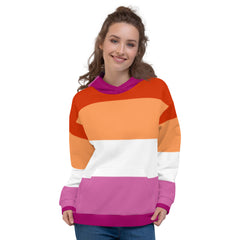 Lesbian Pride All-Over Hoodie