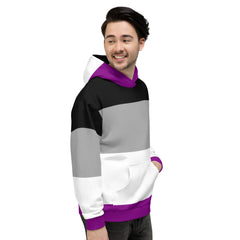 Asexual Pride All-Over Unisex Hoodie